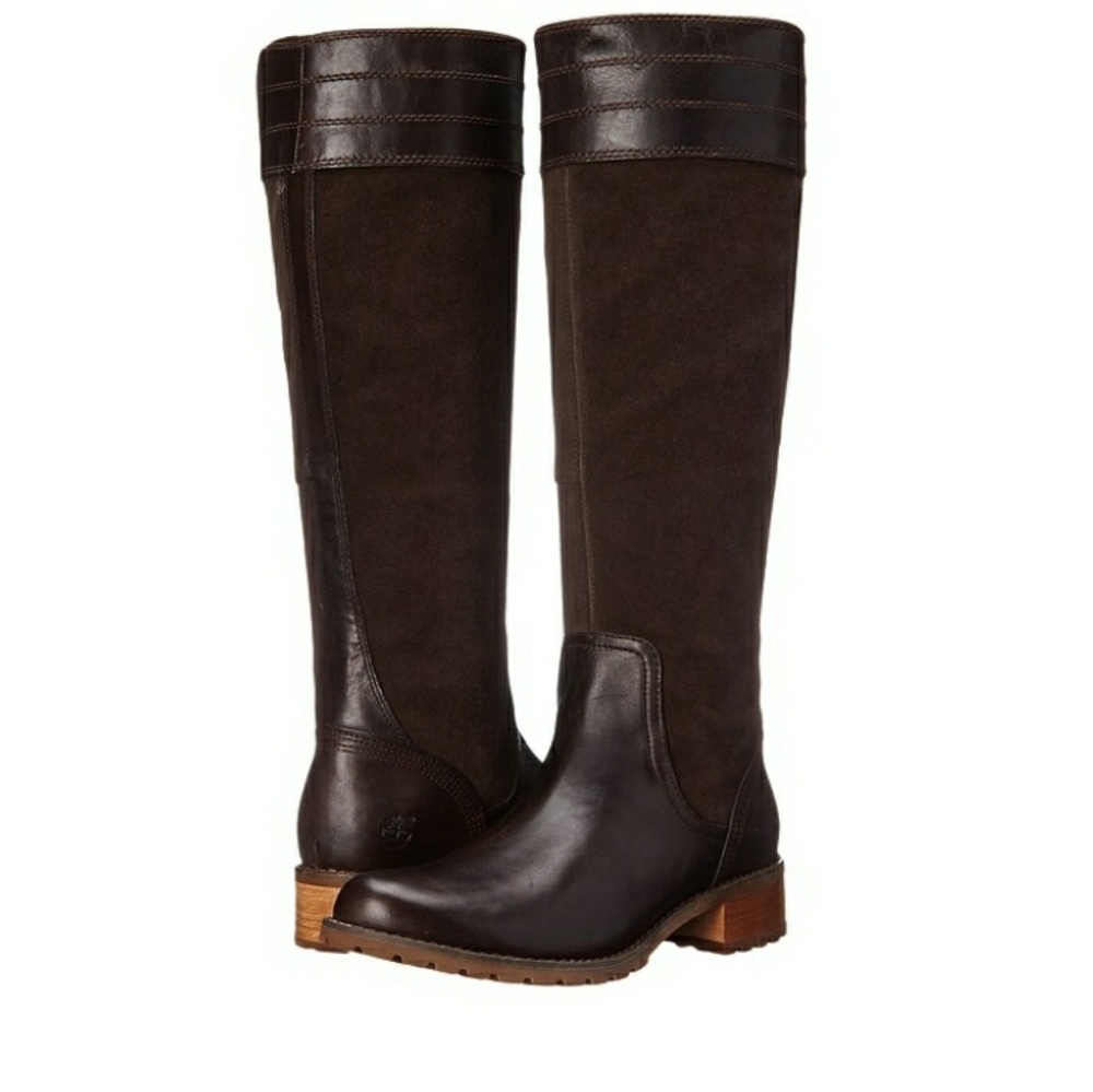 Timberland Leather Riding Boots brown
